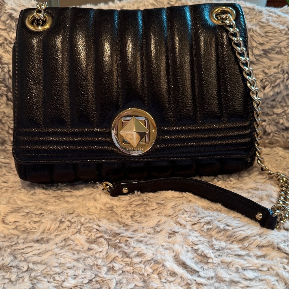 Kate Spade Crossbody Bag with Gold Chain